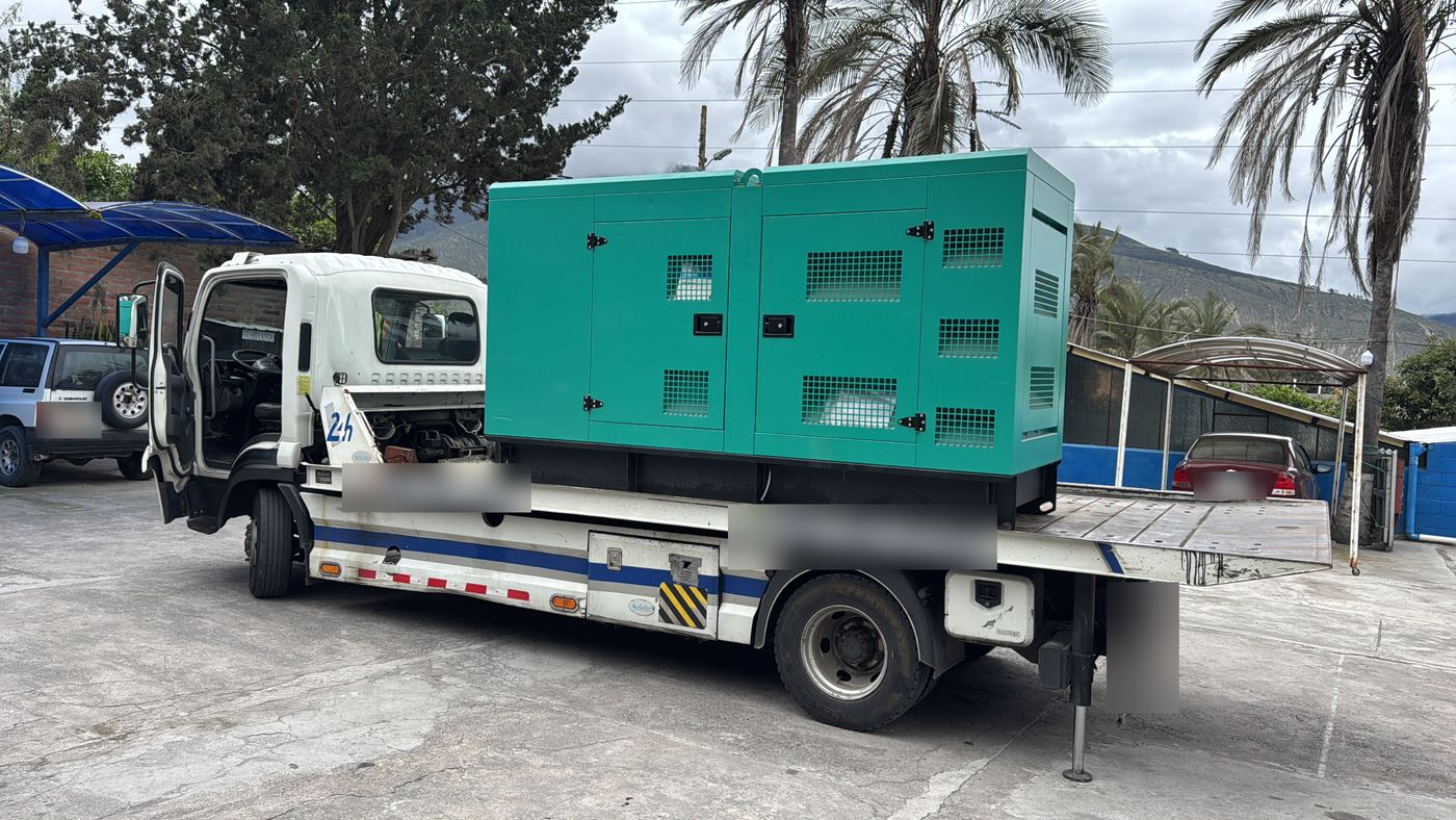 Generador diésel en entrega en Ecuador